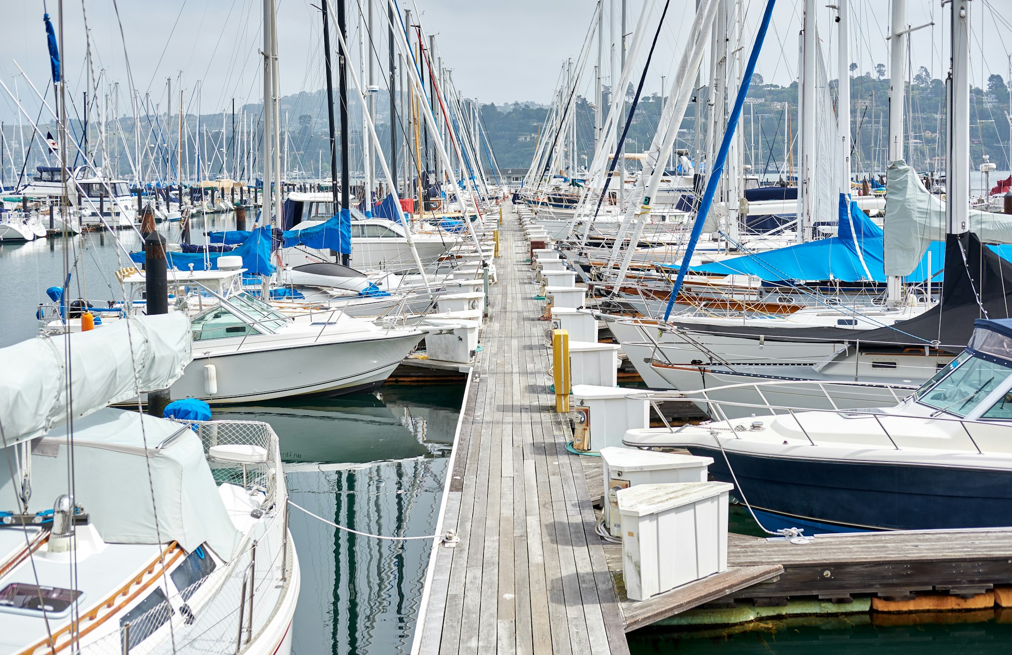 Marina in Sausalito, San Francisco, California